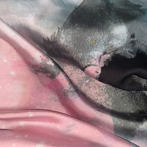 MINKPINK Silky High Low Halter Style Tie Dress - Picture 5 of 8